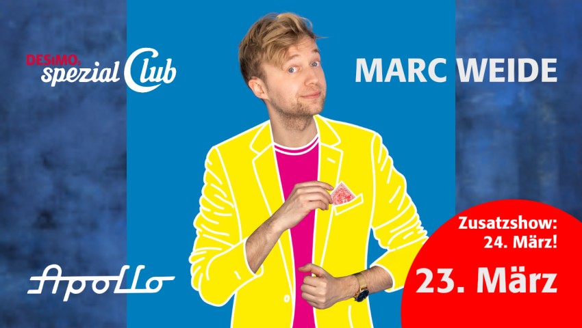 Marc Weide • Magier des Monats • am 23. und 24.3.26 live im spezial Club im Apollo