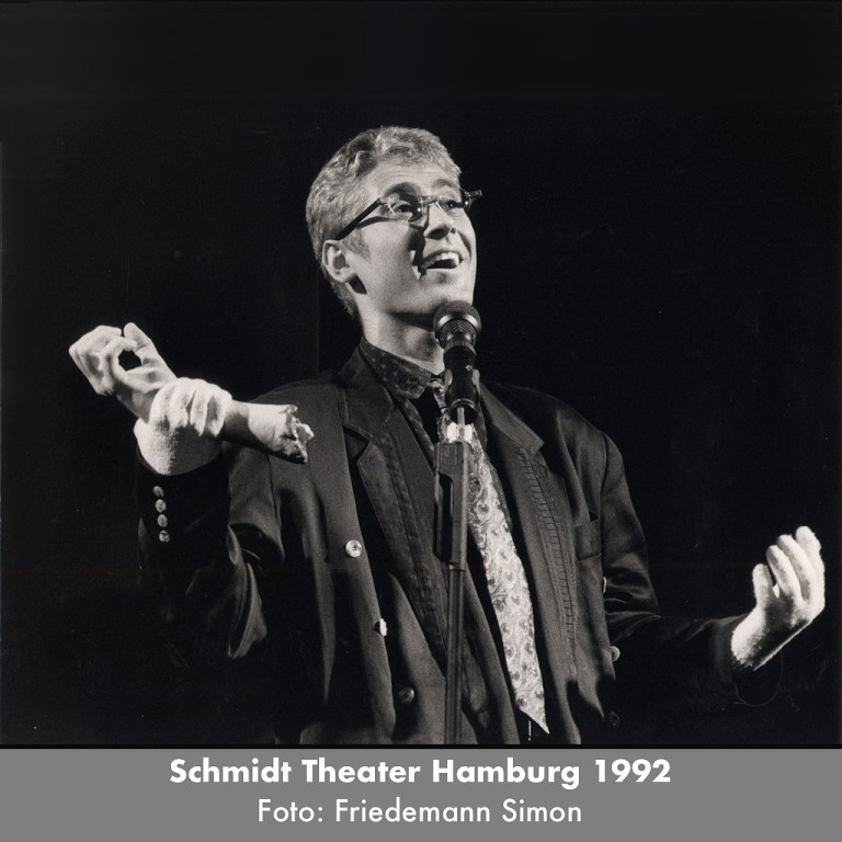 1992: Desimo im Schmidt Theater. Foto>: IFriedemann Simon