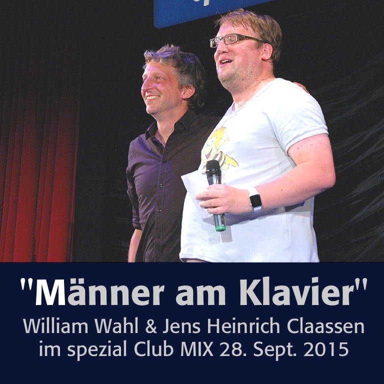 "Männer am Klavier" in ihrer ersten Mix Show (2015 im spezial Club - Foto Mollzahn)